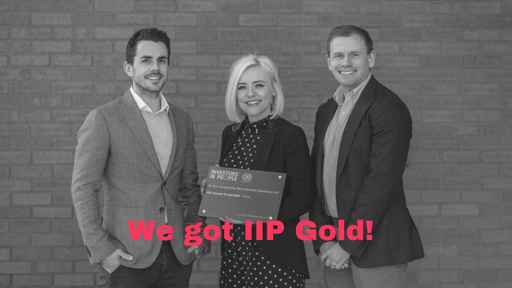 Image for We got Gold! Arc Awarded Investors in People GOLD Status
